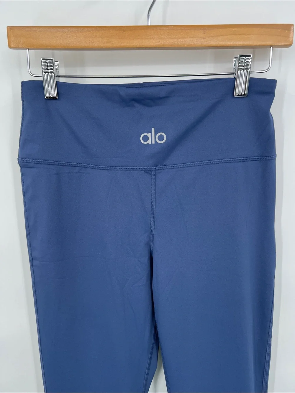 ALO Yoga Navy Flared Jumpsuit with Mesh Sports Bra